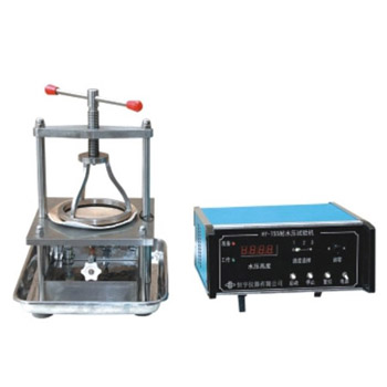 HY-755B耐水壓試驗機：滿足標準：GB/T 4744.ISO 811.AATCC 127本機用于涂層纖物和防水纖物的防水性能測試